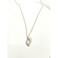 Ασημένιο κολιέ - με ζιργκόν (SN216)